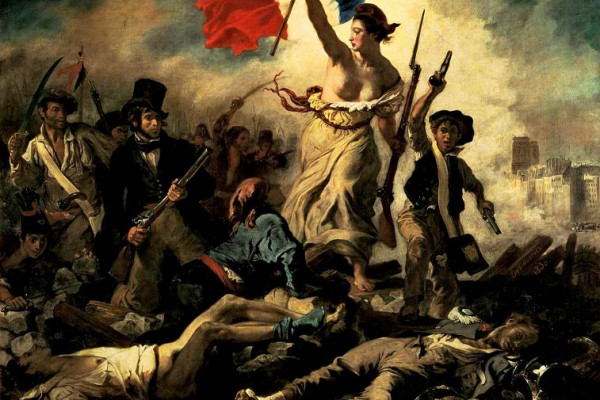 Histoire Et Roman - La Liberte Guidant Le Peuple