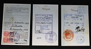 Premiers déclics - Vers l'Orient, Visas Inde